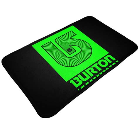 Burton Snowboarding Green Logo Mat Rug Carpet Tapis Toilet Antislip