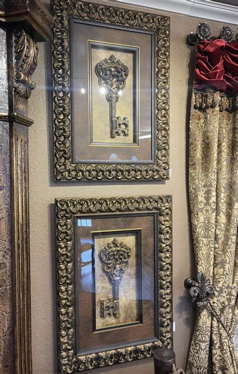 Visser Art Framed Keys Sophisticated Decor Decor Old World Decorating