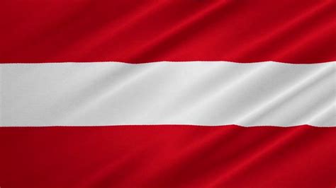 Austria Flag Hd 1080p Flag Waving With Instrumental National Anthem