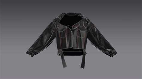 Artstation Female Leather Jacket Resources