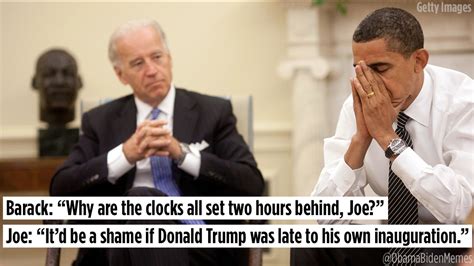 Hilarious Memes Imagine Joe Biden Pranking Incoming President Trump