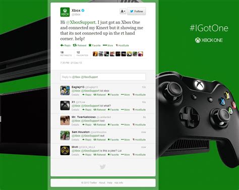 Official Xbox Twitter Account Tweets Xbox Support For Help On Kinect