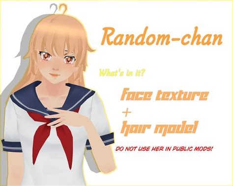 Open to download character:Random-chan! | Yandere Simulator Amino