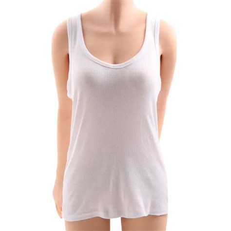 fashion lady top comfortable cotton sleeveless tank sexy low cut basic solid camisole women s