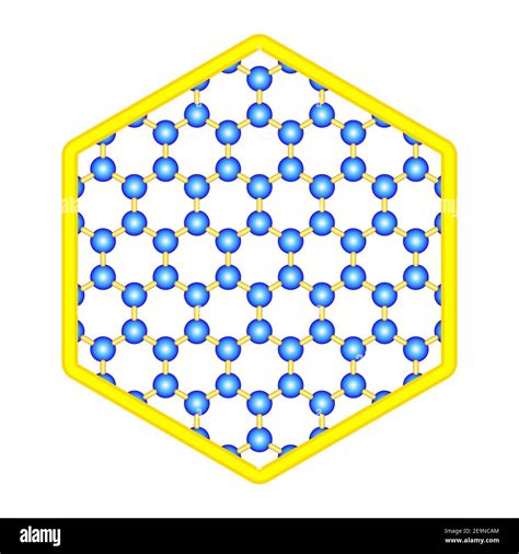 Ilustración De La Estructura Hexagonal Imagen Vector De Stock Alamy