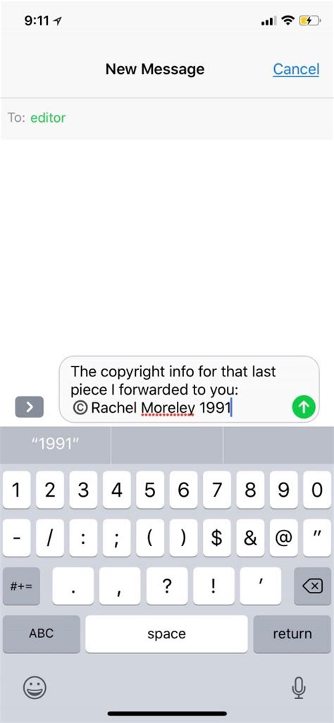 I've no idea to add special symbols to iphone keyboard like ® © ℠ ™ and many more.does any or you can add a toolbar to the keyboard using the text field's inputaccessoryview property. Keyboard Symbols: How to Type the Copyright Symbol on Your ...