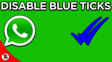 how to disable double blue ticks in whatsapp