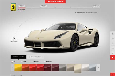 Create Your Dream Ferrari 488 Gtb With The New Online Configurator