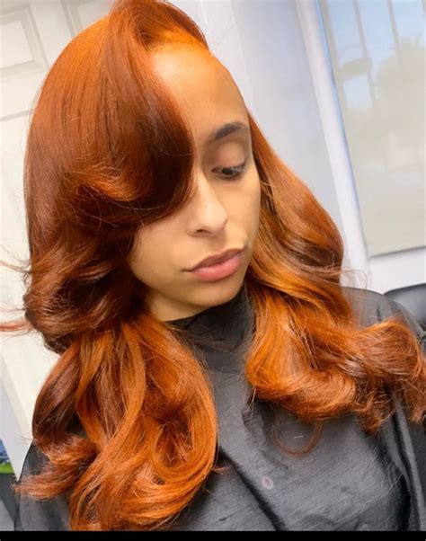 Orange Natural Hair Color Orange Burnt Orange Hair Dyed Hair