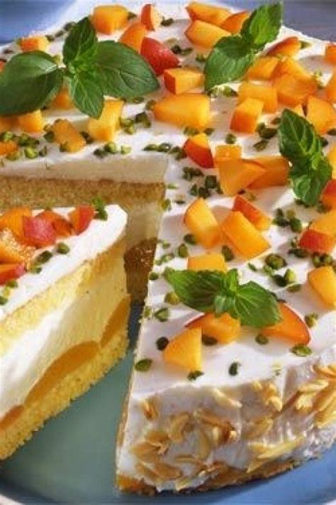 Back dieses rezept für 4 comments by michaela lühr. Quark-Sahne-Torte mit Aprikosen | Rezept | Quark sahne ...