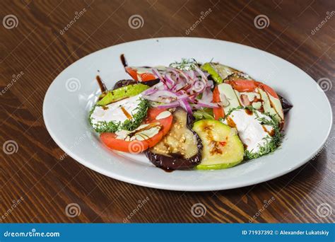 Delicious Snacks On A White Plate Stock Photo Image Of Healthy