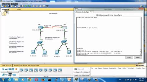 Static Routing Configuration In Packet Tracer Static Routing Between Two Routers YouTube