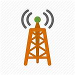 Icon Telecom Tower Signals Antenna Communication Icons