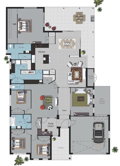 My Dream Home With A Few Small Changes Home Design Floor Plans House