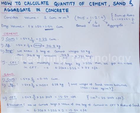 The concrete proportion, concrete strength and concrete grades decide how much cement, sand and aggregate to need in your concrete works, you'll calculate now. How To Calculate Cement, Sand and Aggregate Quantity in ...