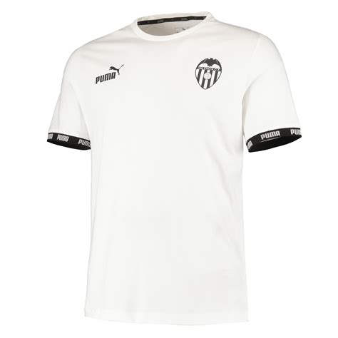 Puma Official Mens Valencia Cf Culture Football Fans T Shirt Tee Top