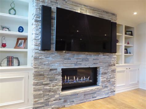 A great source of supplementary heat can be had by installing a new gas fireplace in your basement. Pin on entertainment center