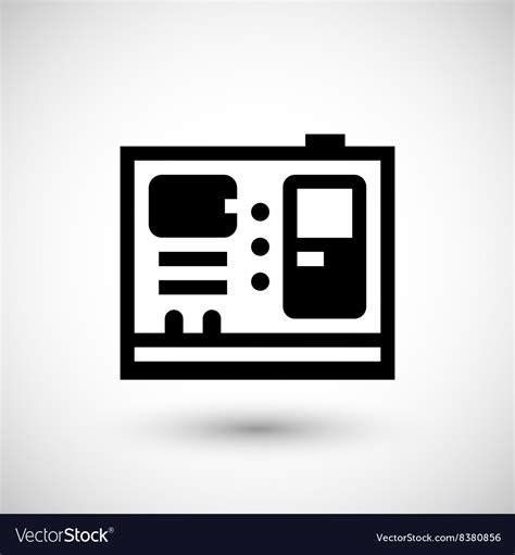 Download Electric generator icon Royalty Free Vector Image