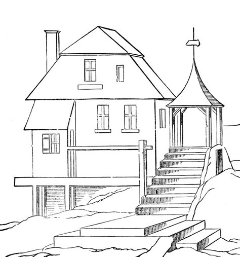Each printable coloring page is available for your own personal use courtesy of make and takes. Free Printable House Coloring Pages For Kids