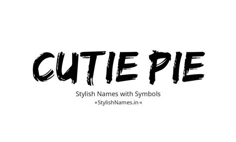 193 Cutie Pie Stylish Names And Nicknames 🔥😍 Copy Paste