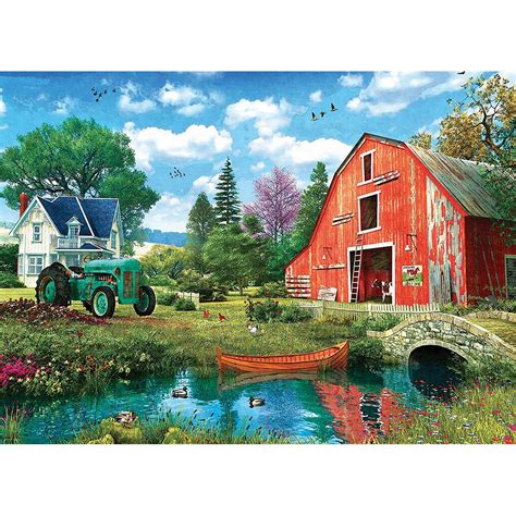 The Red Barn 1000 Piece Jigsaw Puzzle Spilsbury