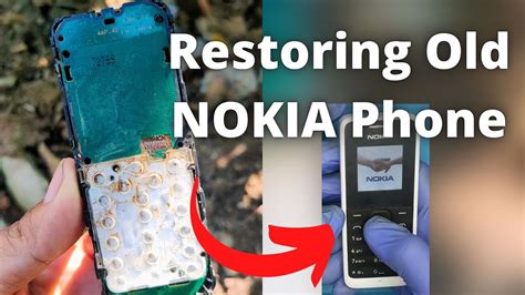 How To Restore Nokia 105 Abandoned Phone Restoration Old Phone