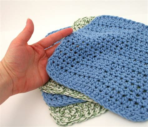 Quick And Simple Dish Cloth Crochet Pattern