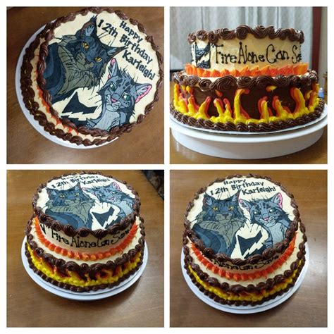 Warrior Cat Thunder Clan Cake By ©inccredible Creations Cake