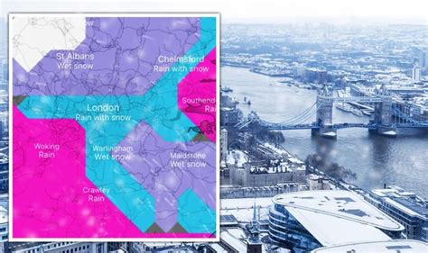 London Snow Forecast When Will It Snow In London Today Entire Capital