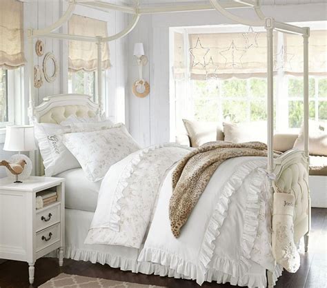 The perfect home swindon antique bronze metal four. Blythe Tufted Canopy Bed Conversion Kit - Vintage Simply ...