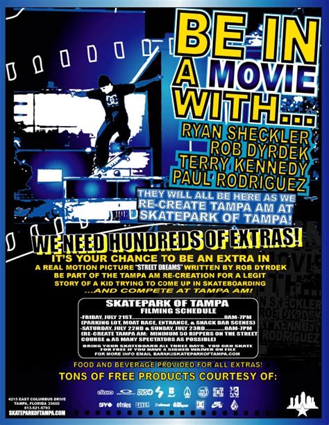 Hoop dreams movie was a blockbuster released on 1994 in united states. Skate Dreams Movie | Skatepark of Tampa Photo