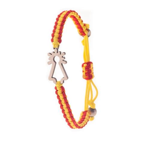 Pulsera Virgen del Pilar bandera de España