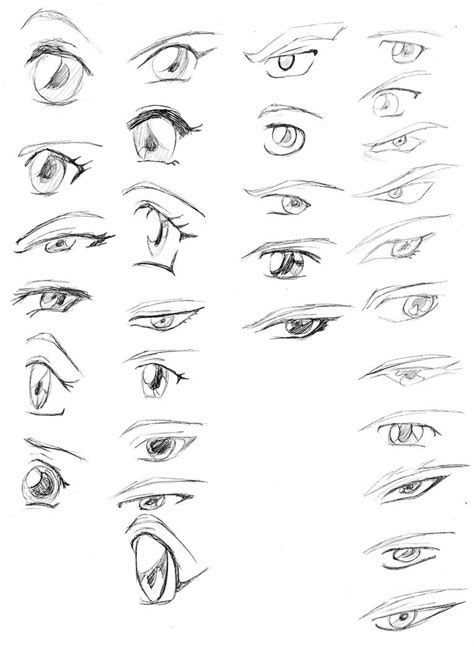 Anime Eye Study By Lnzart On Deviantart