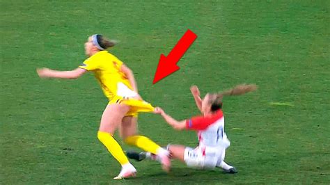 Comedy And Shocking Moments In Womens Football 2 Youtube
