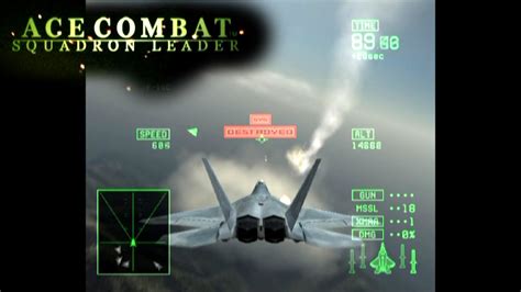 Ace Combat Squadron Leader Ps2 Gameplay Youtube
