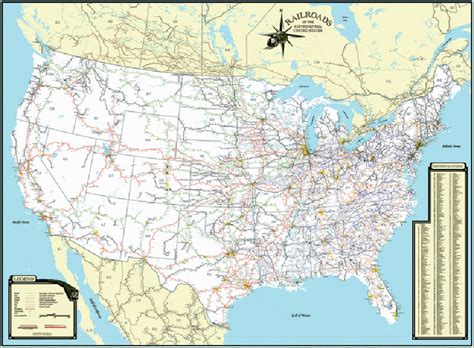 Railway Map Usa