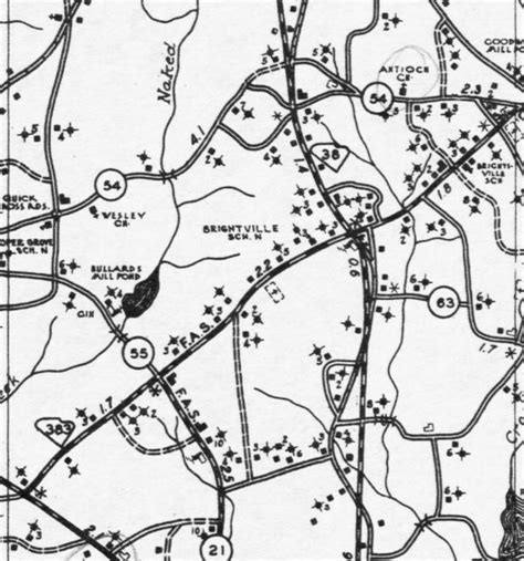 Marlboro County Old Scdot Maps Marlboro County