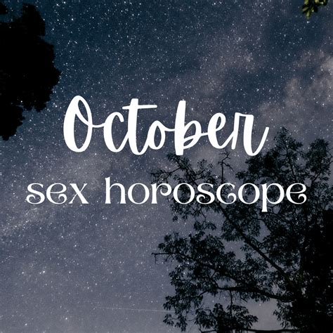 October 2021 Sex Horoscope Lubilicious