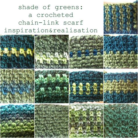 inspiration and realisation: DIY fashion blog: crochet: a chain-link scarf