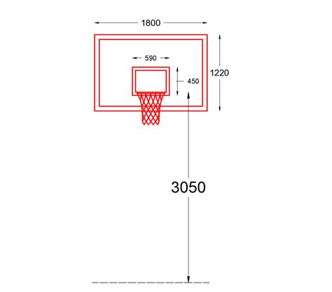 Basketball Court Dimensions And Free Dwg Layakarchitect