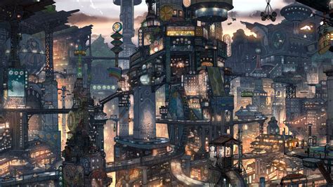 Fantasy City Hd Wallpaper By Imperial Boy