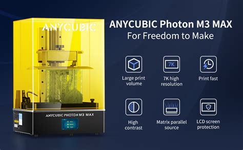 Anycubic Photon M3 Max Compatible Resins And Settings Liqcreate