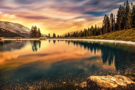 Mountain Lake By Chris Frank