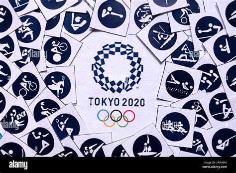 Tokyo Japan January 20 2020 Olympic Game Tokyo 2020 Background