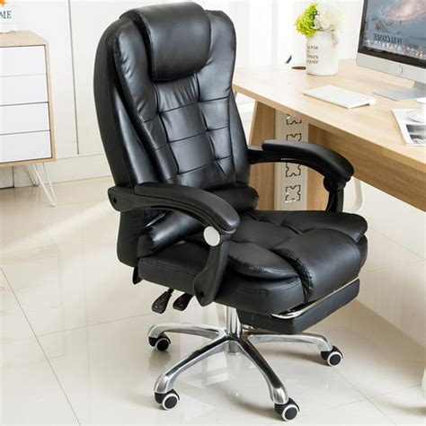 Preenex With Footrest Massage Reclining Swivel Office Chair Desk