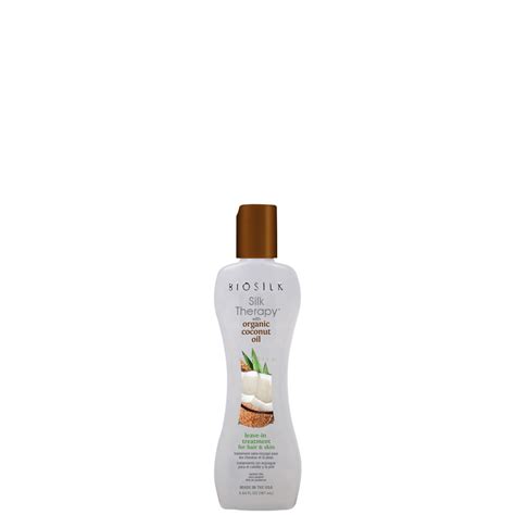 Fractionated coconut oil has excellent. Silk Therapy with Organic Coconut Oil Leave-In Treatment ...
