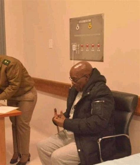 Photos Of Former South African President Jacob Zuma In Prison