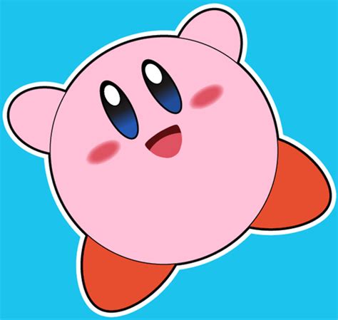 How To Draw Nintendos Kirby With Easy Step By Step Drawing Tutorial