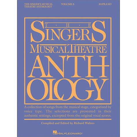 Hal Leonard Singers Musical Theatre Anthology For Soprano Volume 5 Mezzo Soprano Voice Type