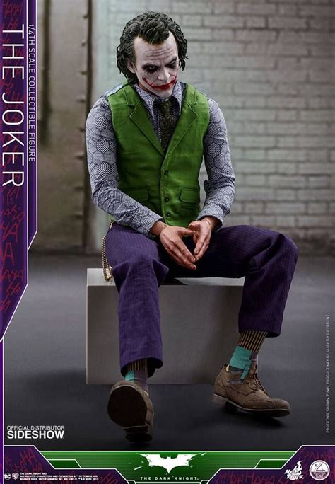 The real purpose of joker was to kill batman not just the person but the idea, to show people that he can be corrupted too, he will give up his rules in his hard time, that deep down he was also as mad as joker himself and was no different from the mobster from whom he saved the gotham city. The Dark Knight - The Joker Quarter Scale Series Hot Toys ...